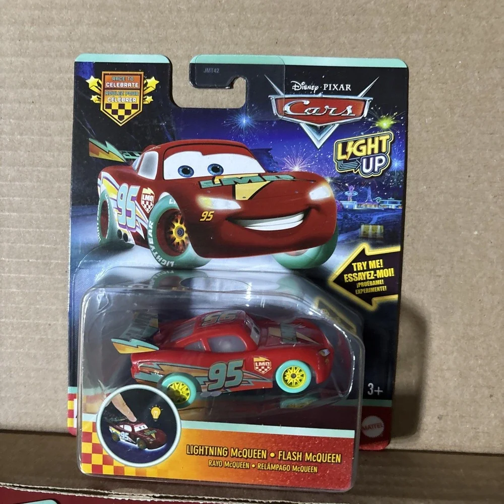 NEW Disney Pixar Cars Light Up Lightning McQueen - Race To Celebrate 2026